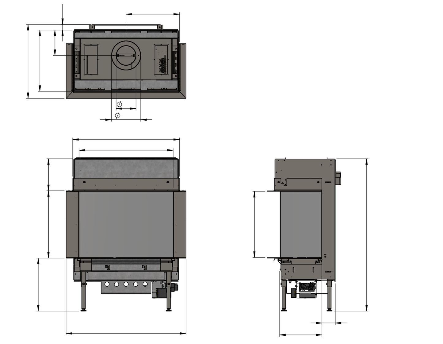 Trimline 64 Panorama Logburner