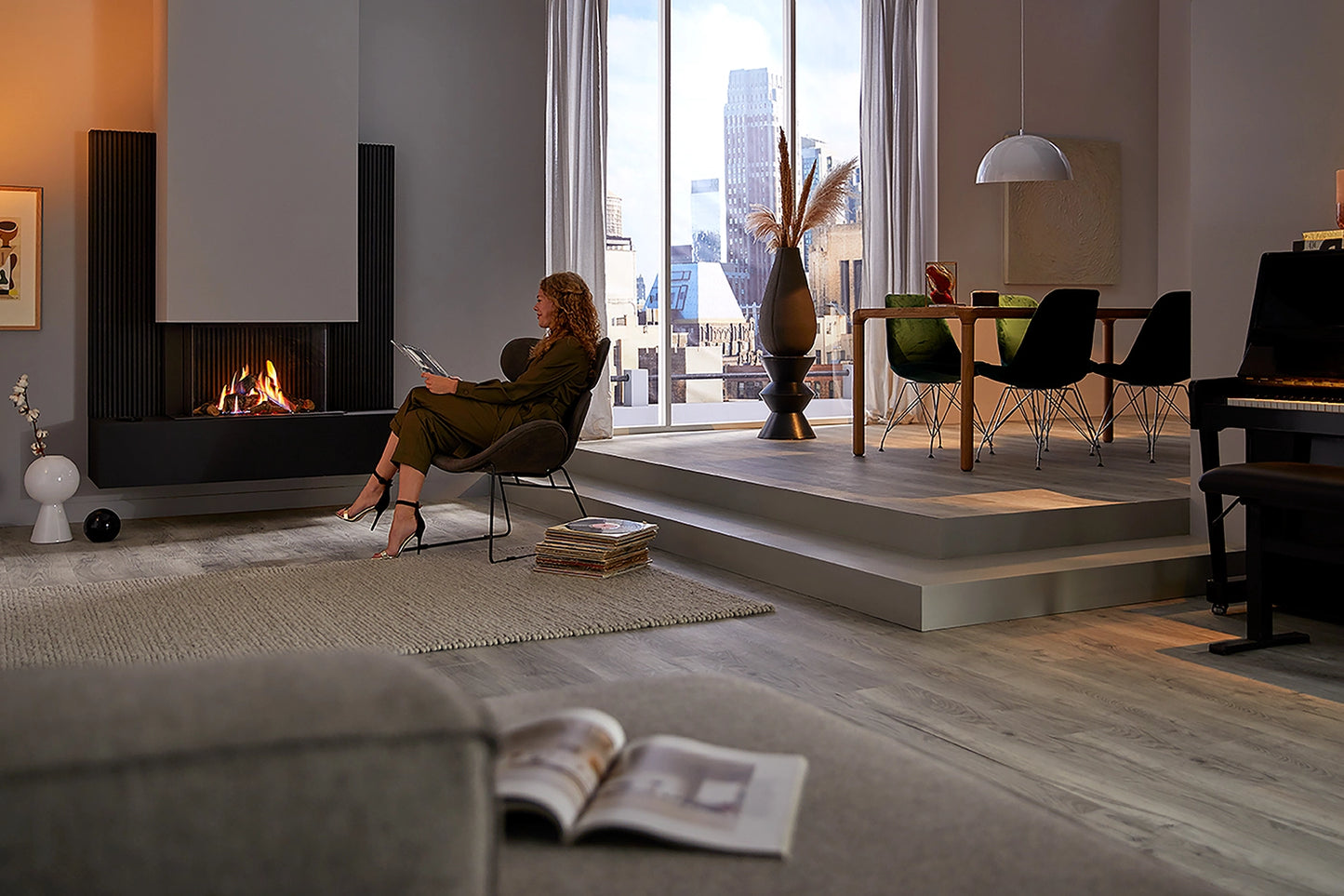 Trimline 64 Panorama Logburner