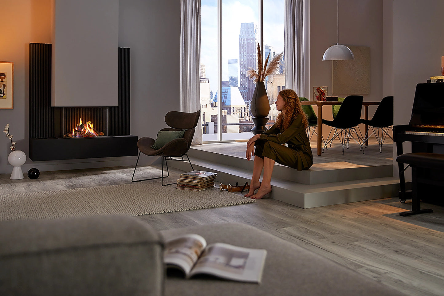 Trimline 64 Panorama Logburner